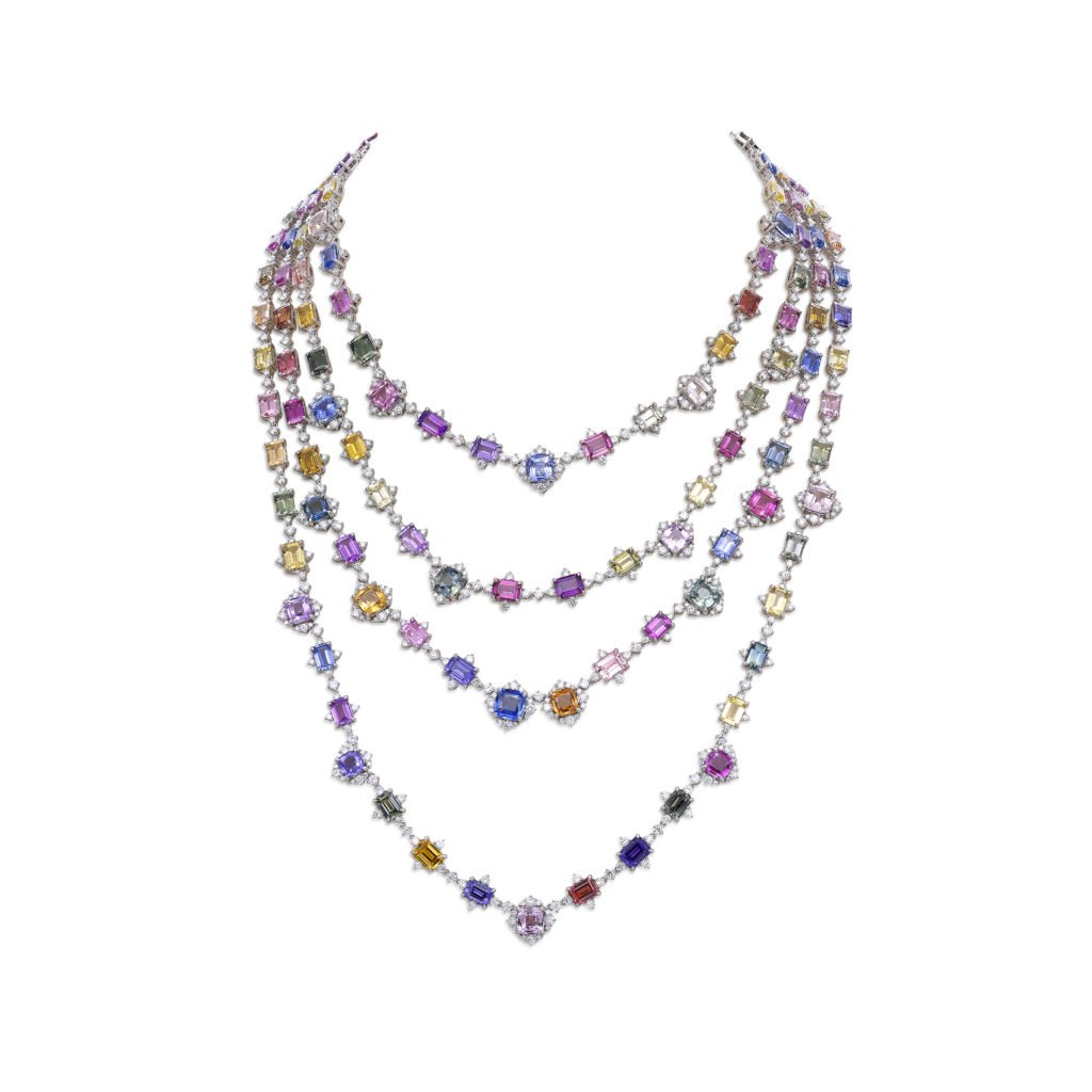 UNHEATED SAPPHIRE NECKLACE | KAHN High Jewellery